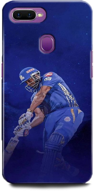 Afterglow Back Cover for Oppo A5s CRICKET, IPL, IPL LOGO, MI LOGO, MUMBAI INDIANS, POLLARD  (Multicolor, Shock Proof, Pack of: 1)