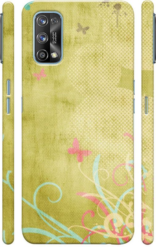 LETAPS Back Cover for Realme 7 Pro  (Green, Hard Case)
