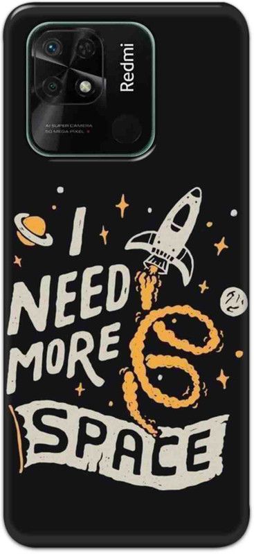 NDCOM Back Cover for Redmi 10 I Need More Space Printed  (Multicolor, Hard Case, Pack of: 1)