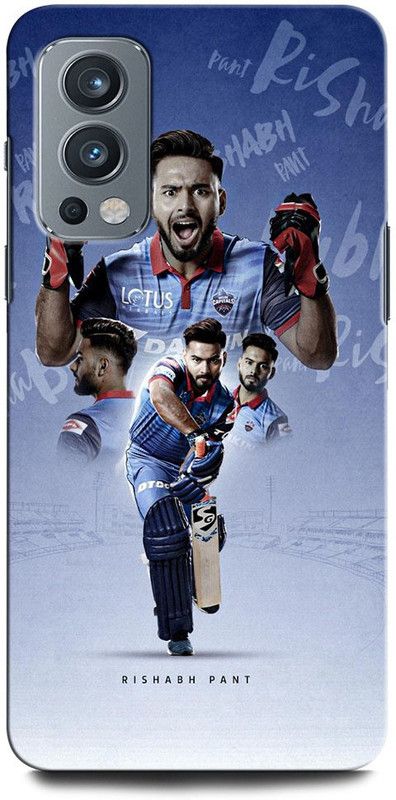 ORBIQE Back Cover for OnePlus Nord 2 5G RISHABH PANT, CRICKET, INDIA, INDIANCRICKETCAPTAIN  (Multicolor, Hard Case, Pack of: 1)