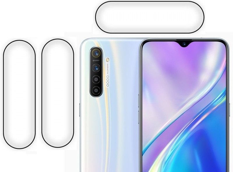 Tough Lee Back Camera Lens Glass Protector for Oppo F15  (Pack of: 3)