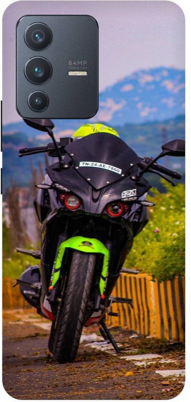 THE NARAYANA COLLECTIONS Back Cover for VIVO V23 5G- V2130-BIKE,RACER,LOVER,RIDER,KTM  (Multicolor, Hard Case, Pack of: 1)