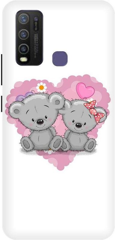 URCHIN Back Cover for Vivo Y50Teddy bear, cute teddy, love, teddy, love you  (Multicolor, Shock Proof, Pack of: 1)