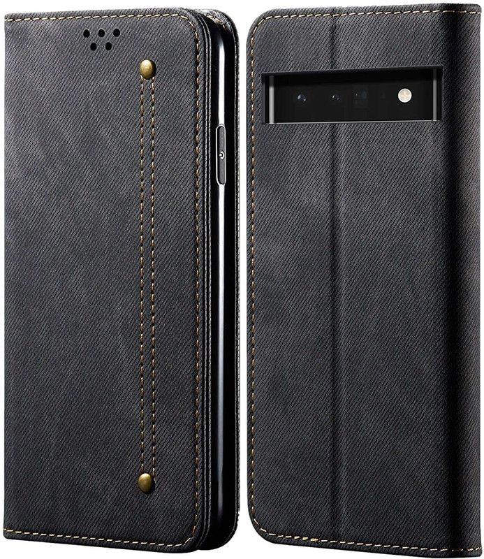 Cock Wallet Case Cover for Google Pixel 6 PRO  (Black, Magnetic Case, Pack of: 1)