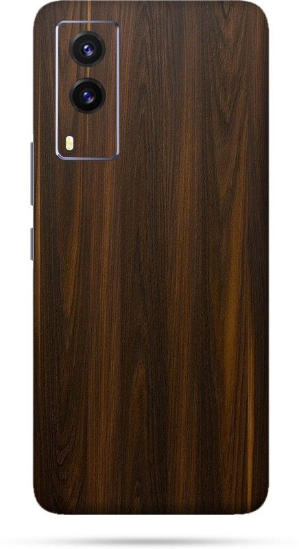 CLAXA Mahagony Wood Vivo V21e Back Skin Guard, Mahagony Wood Mobile Skin  (Mahagony Wood Skin With Super matte finish)