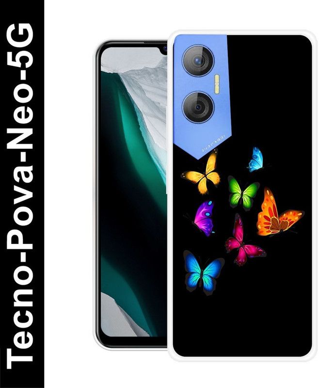 Pedimore Back Cover for Tecno Pova Neo 5G  (Multicolor, Grip Case, Silicon, Pack of: 1)