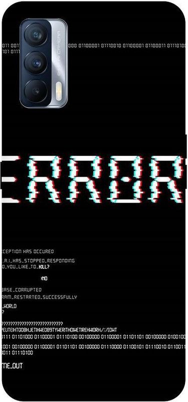 URCHIN Back Cover for Realme X7 Error, Caution, Error message, Error  (Multicolor, Shock Proof, Pack of: 1)