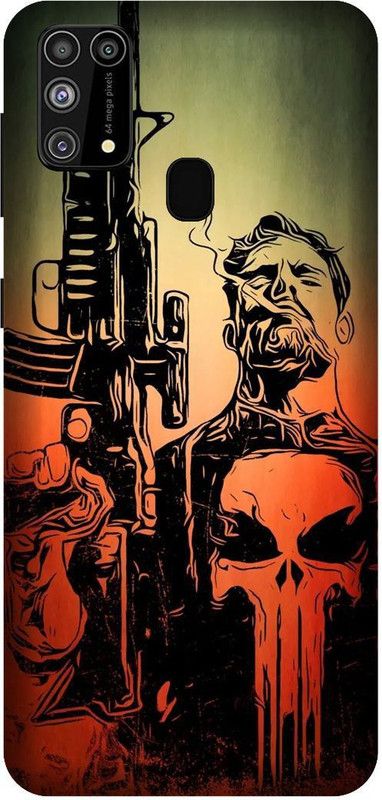 Yoprint Back Cover for Samsung Galaxy M31 Prime Danger Soldier back cover  (Multicolor, Hard Case, Pack of: 1)