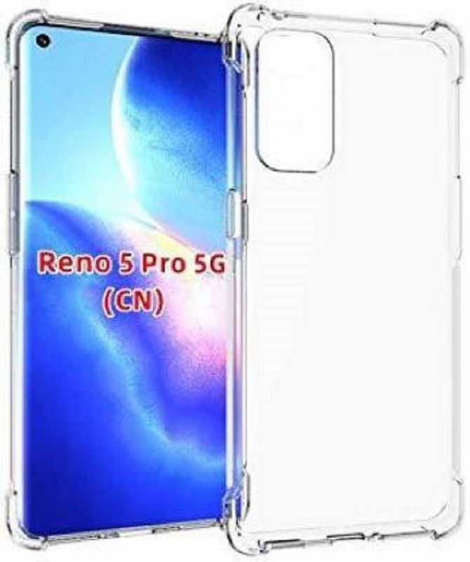 AJR Front & Back Case for Oppo Reno5 Pro  (Transparent, Flexible, Pack of: 1)