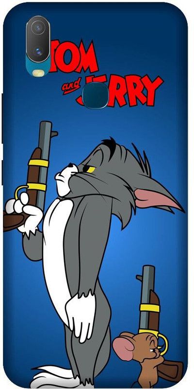 URCHIN Back Cover for Vivo Y15 Tom and jerry, Cartoon, Cartoon network, Tom, Jerry  (Multicolor, Shock Proof, Pack of: 1)