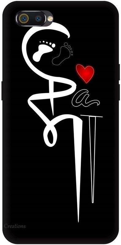 THE NARAYANA COLLECTIONS Back Cover for REALME C2-RMX1941-MOM,MAA,MOTHER,AMMI  (Multicolor, Hard Case, Pack of: 1)
