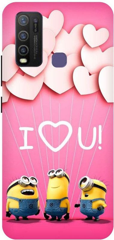 URCHIN Back Cover for Vivo Y30 minions, Cute, funny, cartoon, Minions cute, cute  (Multicolor, Shock Proof)