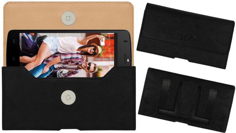 ACM Pouch for Lenovo K80  (Black, Holster, Pack of: 1)