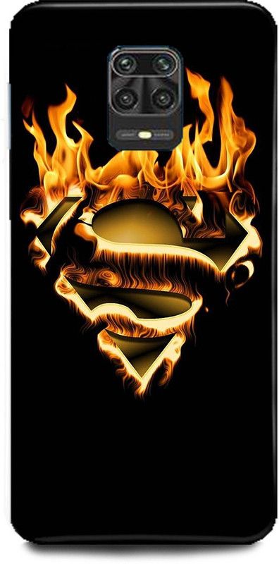 MRBE Back Cover for Redmi Note 9 Pro, SUPERMAN LOGO BACK COVER  (Multicolor, Hard Case)