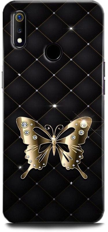 Afterglow Back Cover for Realme 3 Pro BUTTERFLY, FLOWERS, ABSTRACT, TEXTURE, COLORFULL  (Multicolor, Shock Proof, Pack of: 1)