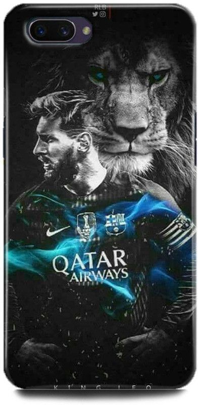 FIKORA Back Cover for OPPO A3s/CPH1803 LIONEL MESSI PRINTED  (Multicolor, Hard Case, Pack of: 1)