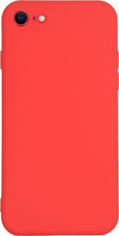 Casebudz Back Cover for Apple Iphone 8  (Red, Flexible, Pack of: 1)
