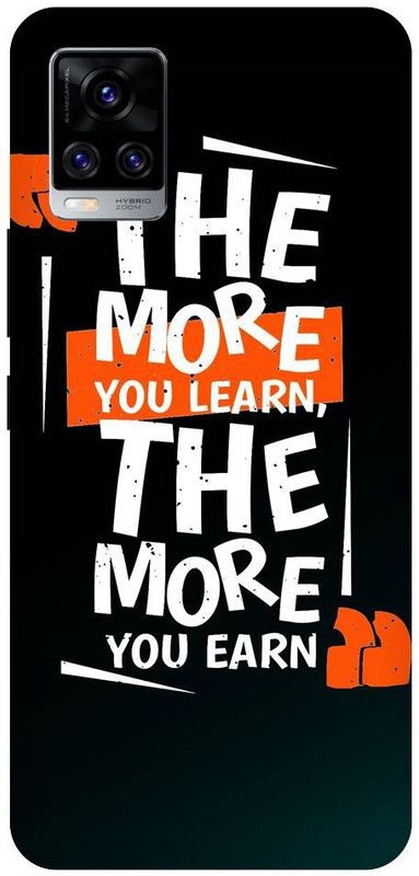 URCHIN Back Cover for Vivo V20 Quotes, motivational, attitude, inpriratinal  (Multicolor, Shock Proof, Pack of: 1)