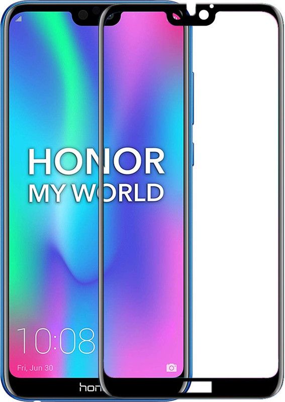 Genron Edge To Edge Tempered Glass for Honor 9N  (Pack of 1)