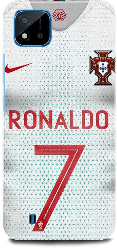 JUGGA Back Cover for Realme C20, RMX3063, CRISTIANO, RONALDO, FOOTBALL, PLAYER, JUVENTUS  (White, Hard Case, Pack of: 1)