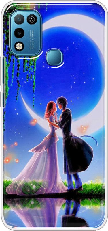 Cooltrend Back Cover for Infinix Smart 5 Back Cover  (Blue, Grip Case, Silicon, Pack of: 1)