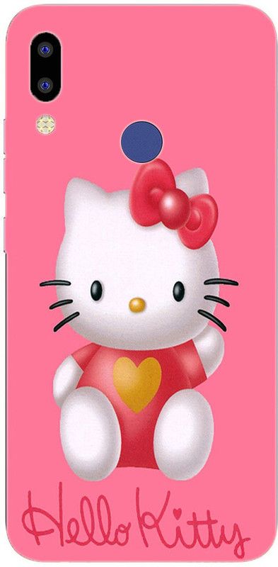 METOO Back Cover for Tecno id5a, Hello Kitty Design Back Cover_Print_208  (Multicolor, Dual Protection, Silicon, Pack of: 1)