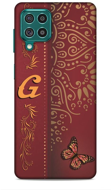 Keviv Back Cover for Samsung Galaxy F62, Samsung Galaxy M62  (Maroon, Orange, Hard Case)
