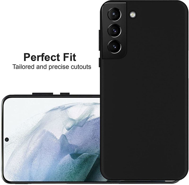 ASMANTIC Back Cover for Samsung Galaxy S22  (Black, Pack of: 1)