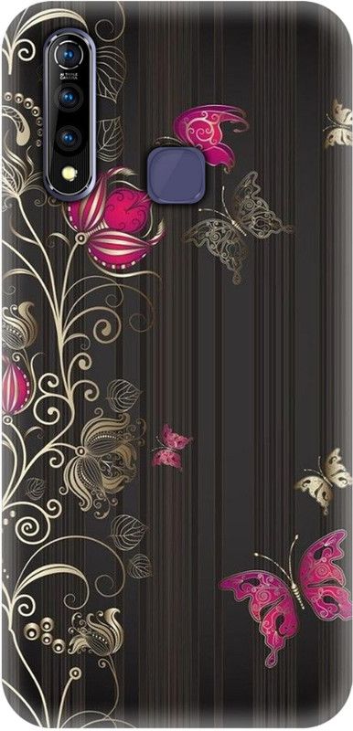 Smutty Back Cover for Vivo Z1 Pro, Vivo 1951 - Flower Print  (Multicolor, Hard Case, Pack of: 1)