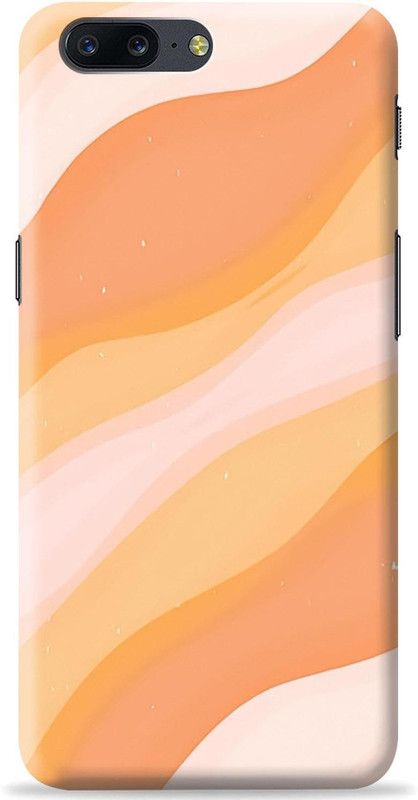 Crafter Back Cover for OnePlus 5  (Orange, Shock Proof, Pack of: 1)