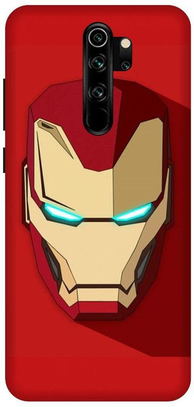 SSMORYA Back Cover for Mi Redmi Note 8 pro (Ironman) Printed Case Cover  (Multicolor, Hard Case, Pack of: 1)