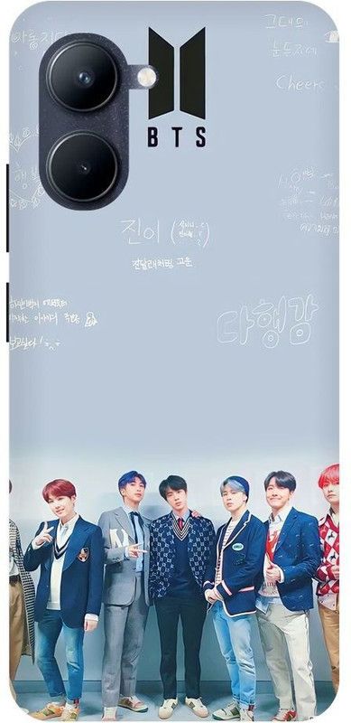 URCHIN Back Cover for Realme C33 BTS-BTS-Logo-BTS-Army-Bangtan-Kpop-340241  (Multicolor, Shock Proof)