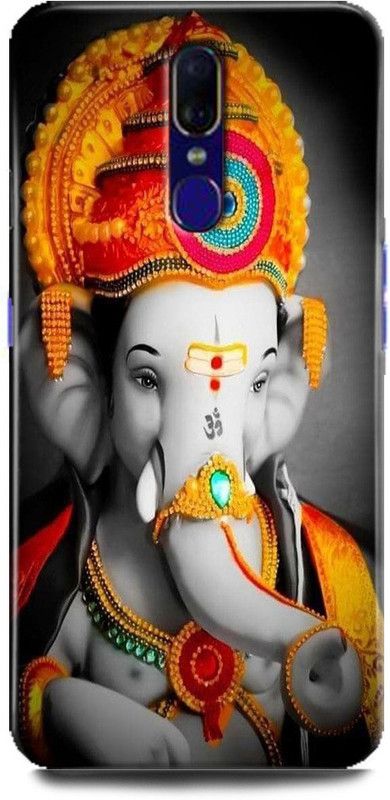 FIKORA Back Cover for OPPO F11/CPH1911 GANESH JI PRINTED  (Multicolor, Hard Case)