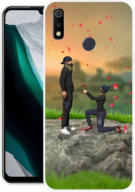 Looy Back Cover for Realme 3i  (Multicolor, Flexible, Silicon, Pack of: 1)