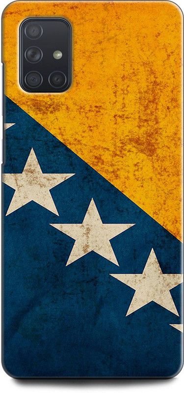 Afterglow Back Cover for SAMSUNG Galaxy A51 BIH FLAG, FLAG, STARS, BOSNIA FLAG, HERZEGOVINA  (Multicolor, Shock Proof, Pack of: 1)