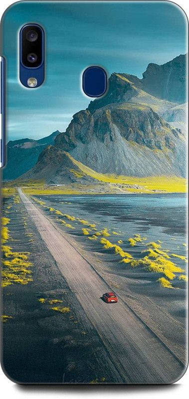 Afterglow Back Cover for SAMSUNG Galaxy M10s LONG ROAD, BLUE SKY, CAR, MOUNTAIN, NATURE, ROAD, SKY  (Multicolor, Shock Proof, Pack of: 1)