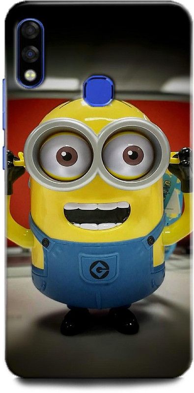 INDICRAFT Back Cover for Infinix Hot 7 Pro, X625D MINION, YELLOW MINNION ART, COMIC, CARTOON  (Multicolor, Hard Case, Pack of: 1)
