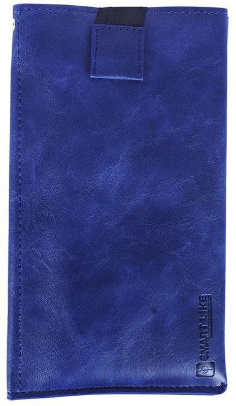 Elica Pouch for Motorola One Vision  (Blue, Holster, Pack of: 1)