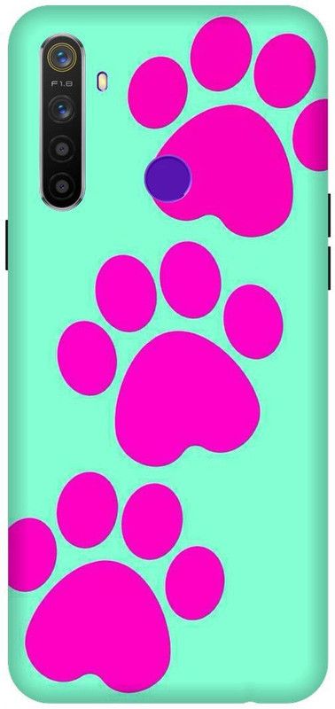 SSMORYA Back Cover for Realme 5, Realme 5s, Realme 5i (Pink Flowers) Printed Back Cover  (Multicolor, Waterproof, Pack of: 1)