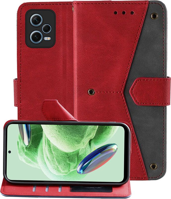 Autofocus Back Cover for Redmi Note 12 5G  (Multicolor, Holster)