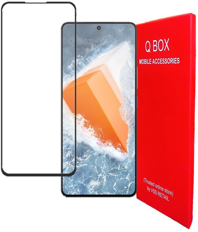Q Box Edge To Edge Tempered Glass for Poco M4 Pro 5G  (Pack of 1)