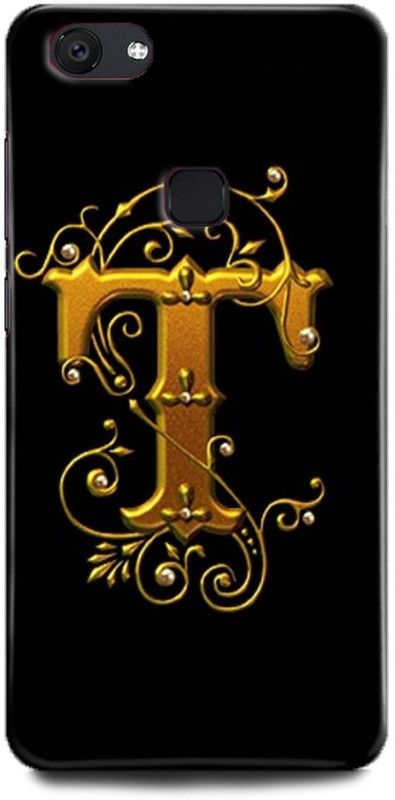 INTELLIZE Back Cover for Vivo V7/1718 T letter,Printed  (Multicolor, Shock Proof, Pack of: 1)