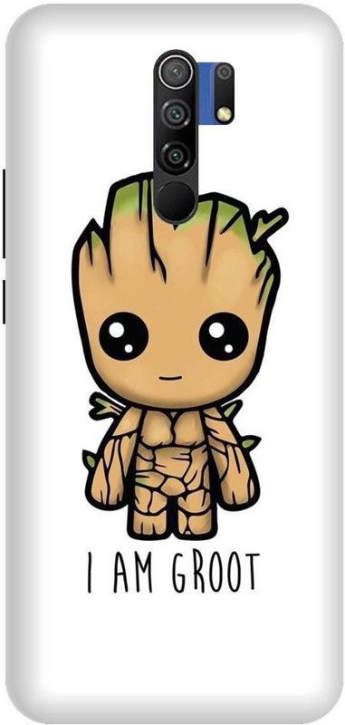 URCHIN Back Cover for Redmi 9 prime groot, Groot, I m groot, cute, cute groot, baby groot  (Multicolor, Shock Proof, Pack of: 1)
