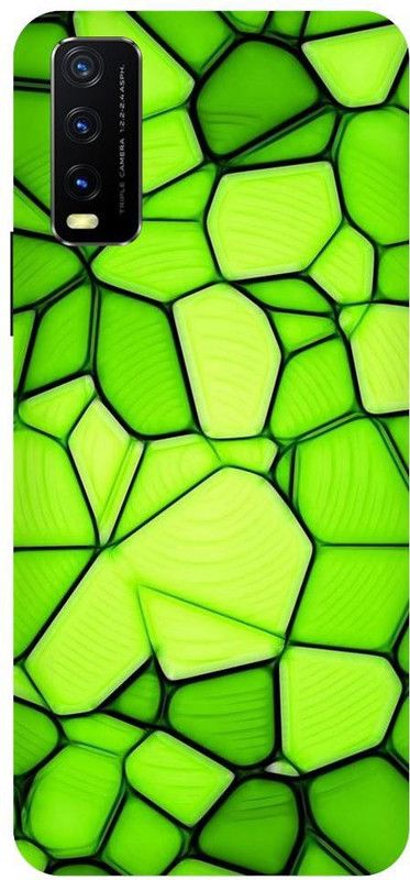 URCHIN Back Cover for Vivo Y20Neon, Neon Green, Neon Green Cool  (Multicolor, Shock Proof, Pack of: 1)