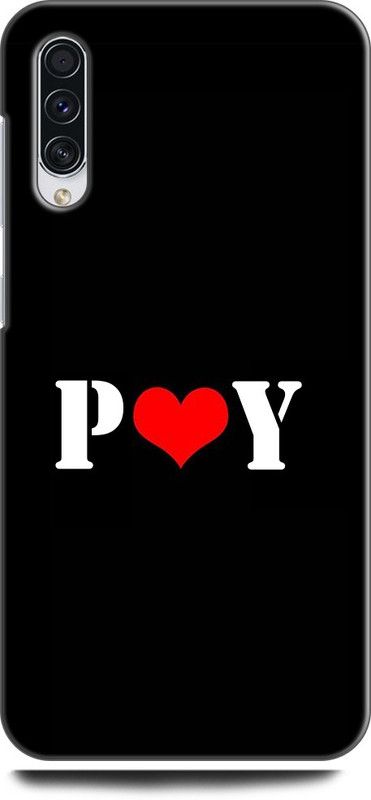 Afterglow Back Cover for SAMSUNG Galaxy A50s P Y, P LOVES Y, NAME, LETTER, ALPHABET, PY LOVE, HART  (Multicolor, Shock Proof, Pack of: 1)