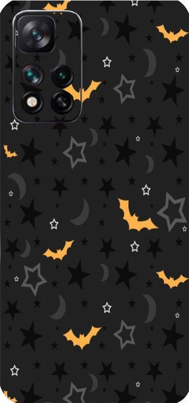 Mclaxa Halloween Theme Mobile Back Skin guard, Halloween Theme, Redmi 11 I Mobile Skin  (Halloween Theme Skin With Super Matte Finish.)