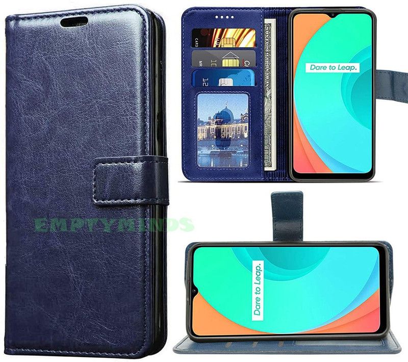 EmptyMinds Flip Cover for Mi Redmi Note 5 Pro  (Blue, Shock Proof, Pack of: 1)