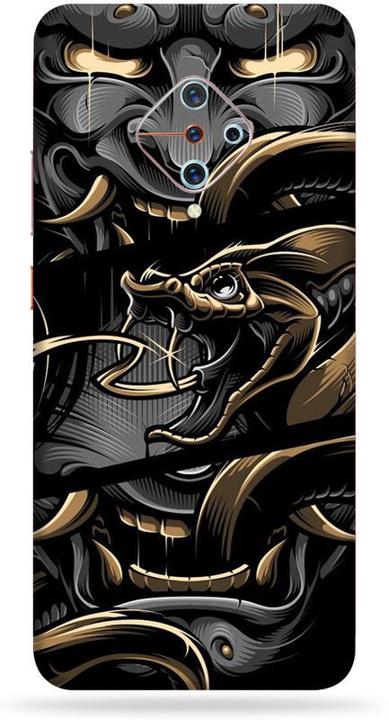BugguSkin Vivo S1 Pro Mobile Skin  (Ultra Super Hannya Skin With High Mattte Finish.)