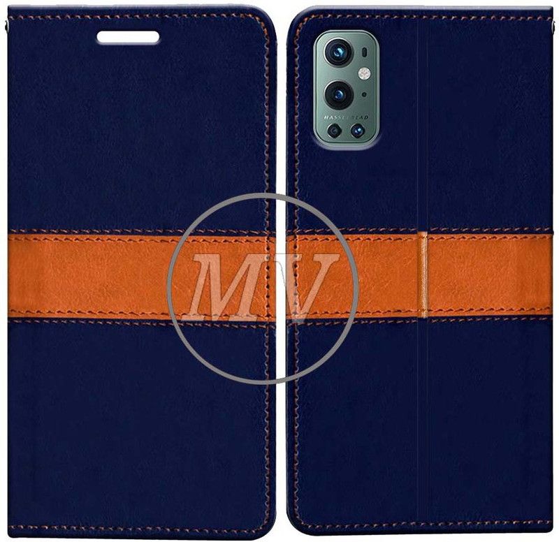 MV Flip Cover for OnePlus 9 Pro  (Multicolor, Cases with Holder, Pack of: 1)