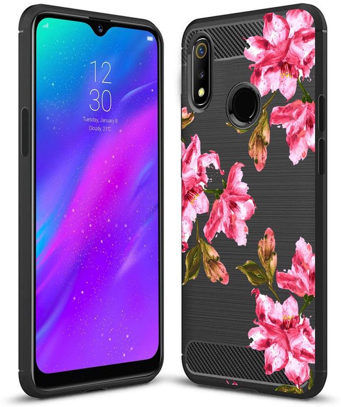 Fashionury Back Cover for Realme 3, Realme 3i  (Multicolor, Shock Proof, Pack of: 1)